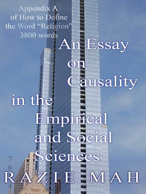 cover image of An Essay on Causality in the Empirical and Social Sciences